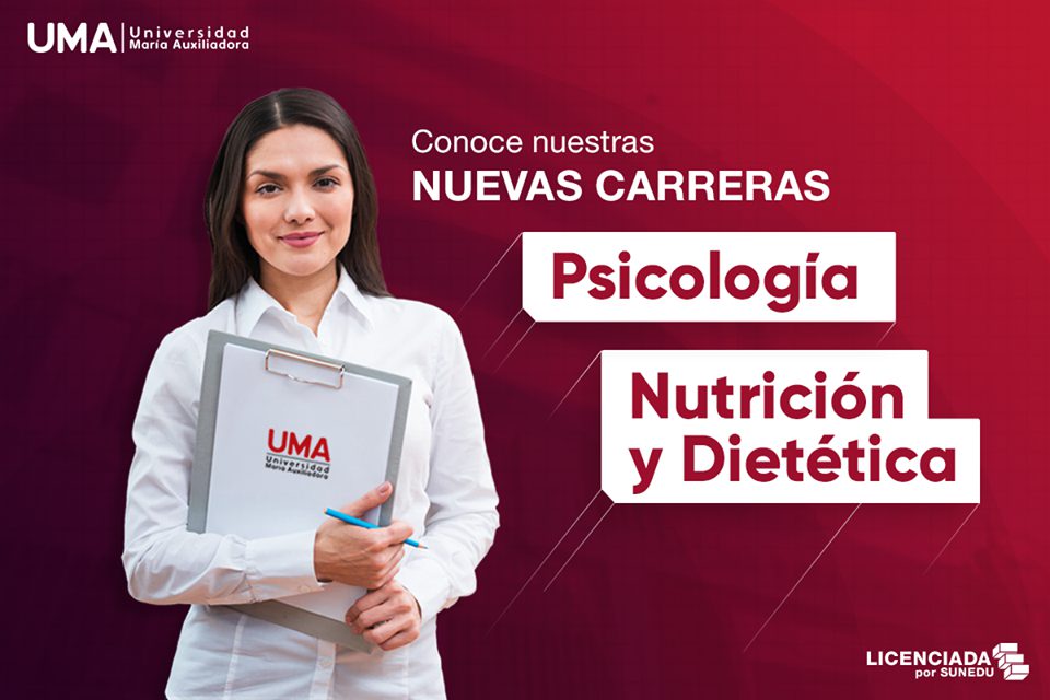 UMA cuenta con dos nuevas carreras: Psicología y Nutrición