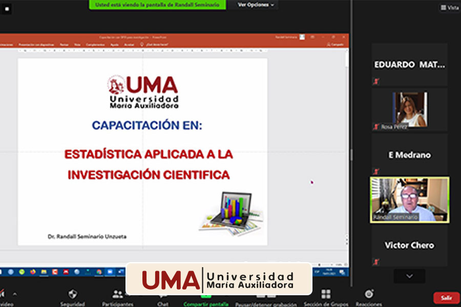 Dirección de investigación de la UMA realiza jornada de capacitación docente en investigación