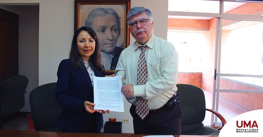 UMA firma convenio con la Corporación Universitaria Lasallista (Colombia)
