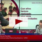 Dra. Gladys Morán, Rectora de la UMA es entrevistada sobre internacionalización