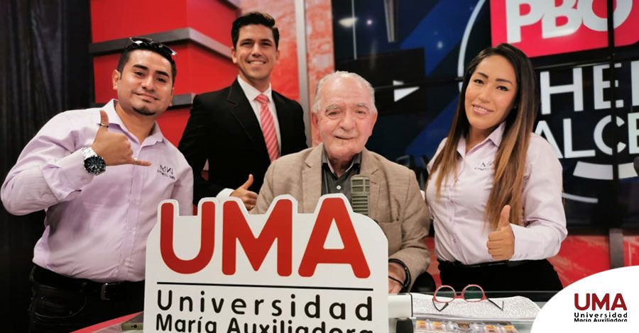 Estudiantes de la UMA fueron entrevistados por “El Chema” Salcedo en PBO