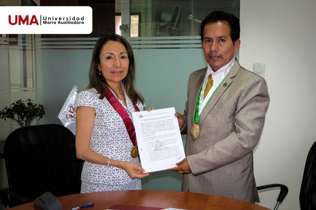 Universidad María Auxiliadora firma convenio con el Colegio de Licenciados en Administración del Callao