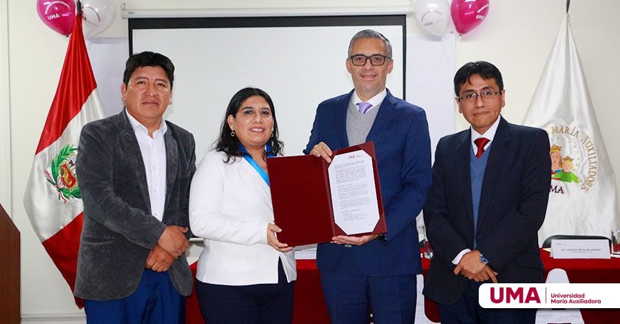 Universidad María Auxiliadora – UMA firma convenio de cooperación con el Colegio Químico Farmacéutico del Callao