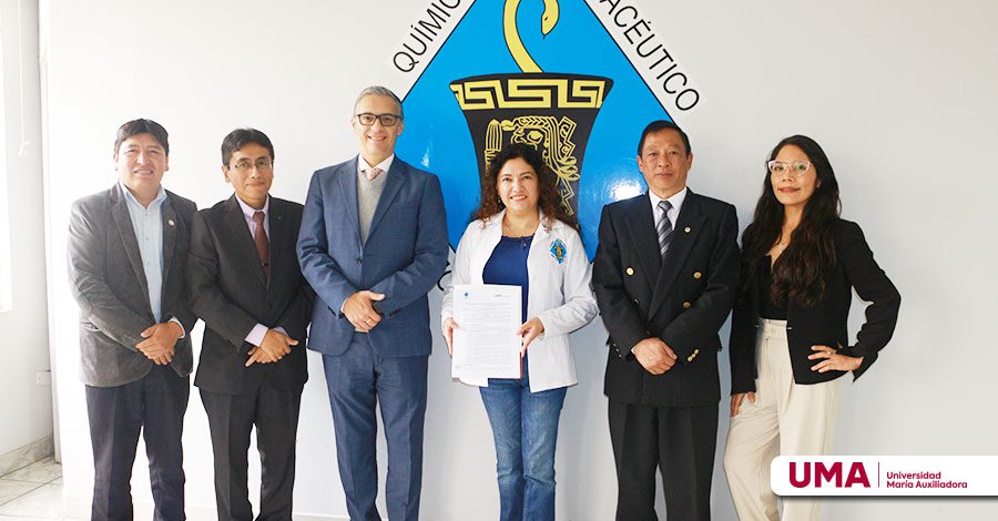 Universidad María Auxiliadora – UMA y el Colegio Químico Farmacéutico del Perú firman convenio de cooperación