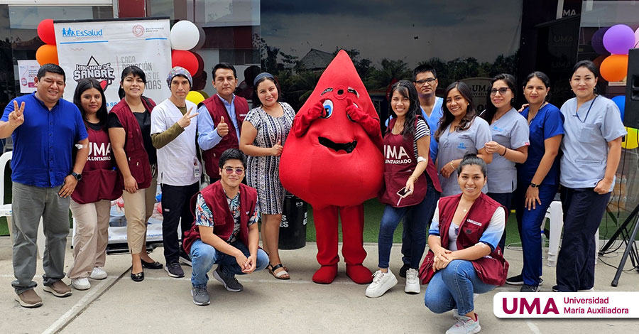 La UMA se suma a la Campaña de Donación Voluntaria de Sangre en coordinación con el Hospital Edgardo Rebagliatti Martins
