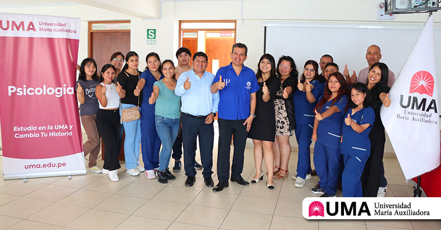 Directivo del Colegio de Psicólogos del Perú realiza visita académica a la Universidad María Auxiliadora – UMA