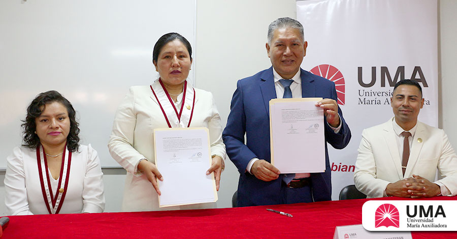 La Universidad María Auxiliadora y el Colegio de Nutricionistas del Perú, firman convenio interinstitucional