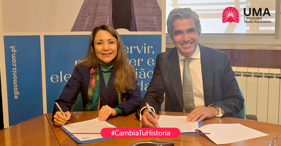 Universidad María Auxiliadora (UMA) firma convenio internacional con universidad de Portugal