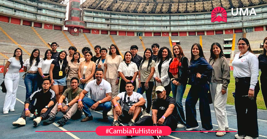 Estudiantes de Nutrición de la Universidad María Auxiliadora (UMA) realizan visita académica al Estadio Nacional