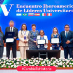 Dra. Gladys Morán Paredes, Rectora de la UMA, presentó la apuesta de la universidad por la inteligencia artificial en Encuentro Iberoamericano de Rectores en Trujillo