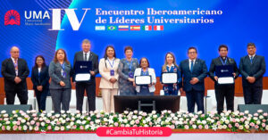 Dra. Gladys Morán Paredes, Rectora de la UMA, presentó la apuesta de la universidad por la inteligencia artificial en Encuentro Iberoamericano de Rectores en Trujillo